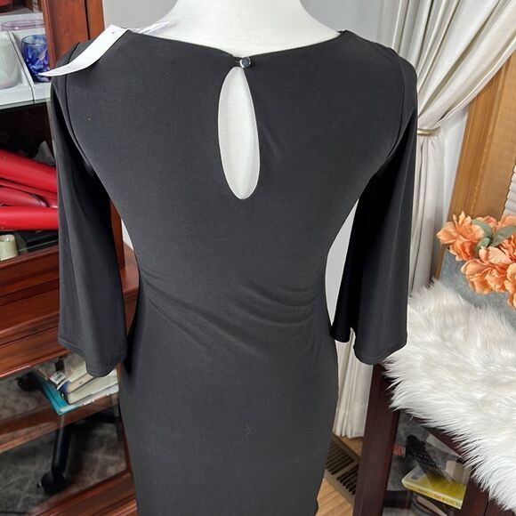 WHBM Embellished Black Knit Shift Dress XXS - Picture 8 of 10